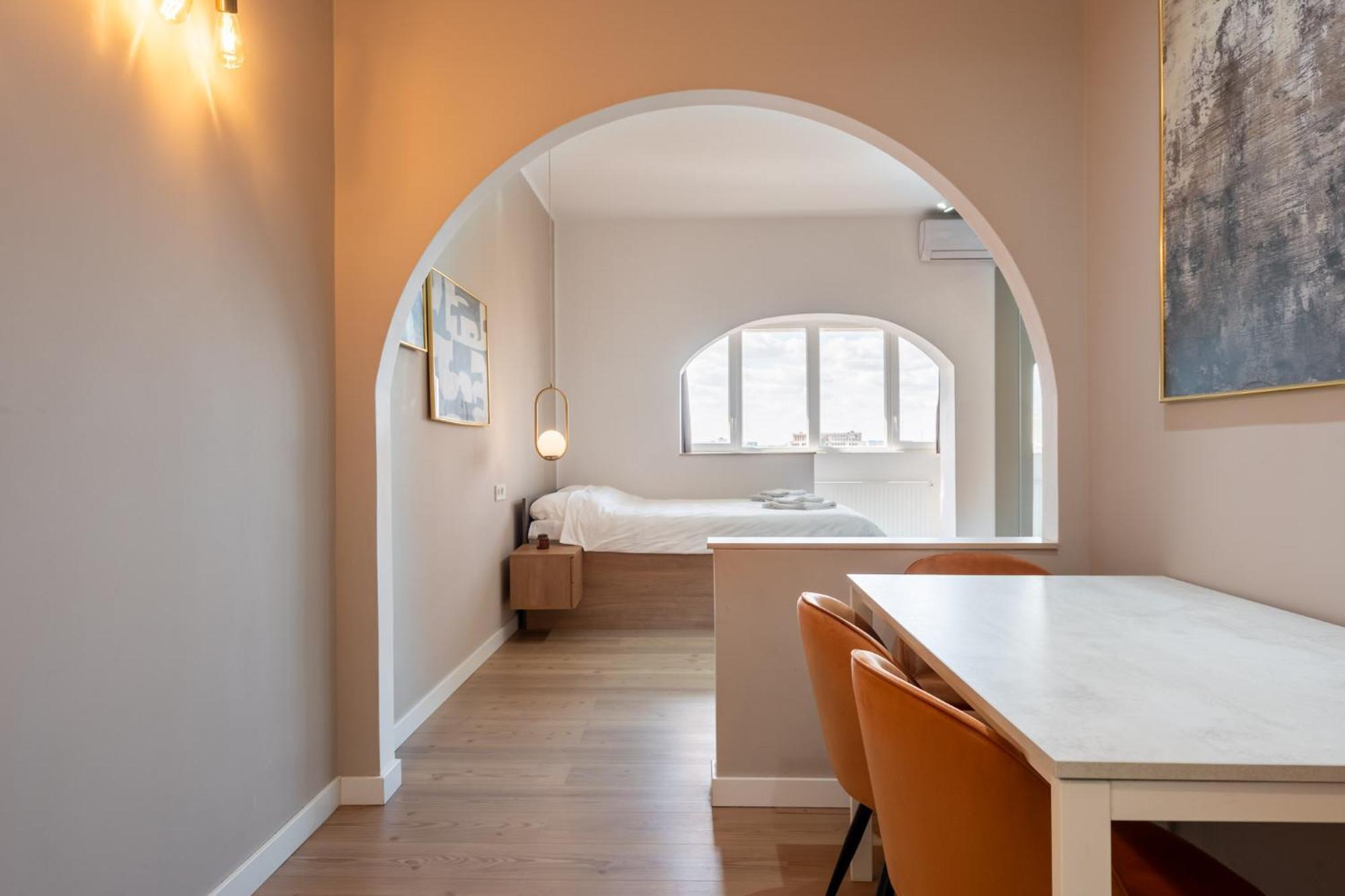 Sunset - Luxury Studio On Calea Victoriei Bucureşti Eksteriør bilde